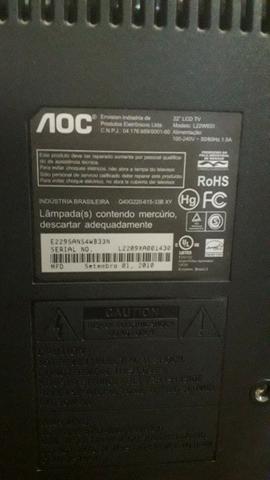TV Lcd 22? (548,3mm diagonal) AOC - Foto 2