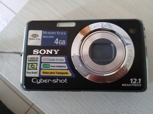Câmera sony cyber shot modelo w215 (usada porém muito bem conservada) - Foto 2