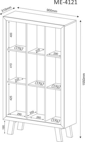 Estante 9 nichos - HyperBuy - Produto Novo - Foto 5