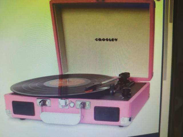 Vitrola Portátil Crosley Rosa