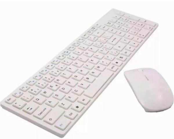 Kit teclado e mouse sem fio Wireless - Foto 2