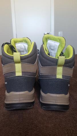 Bota infantil de trilha impermeável forclaz500 high - Foto 2