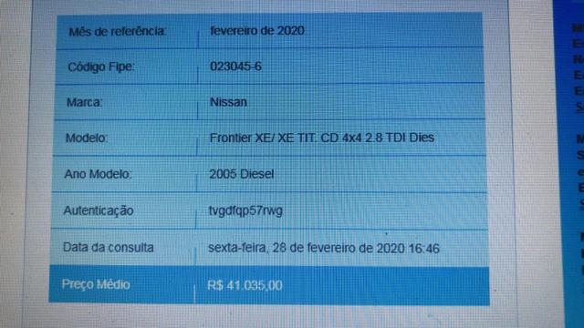 Frontier 4x4 Diesel 2005 - Foto 5