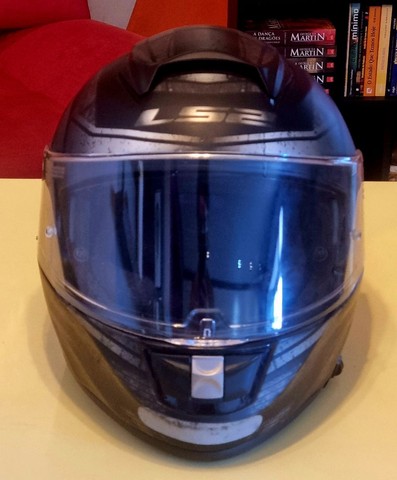 Capacete LS2 Vector FF397 Evo Razor Preto/Cinza Fosco (Tri-composto) - TAM 58 - Foto 4