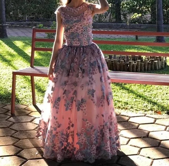 Vestido de festa com 2 saias - Foto 3