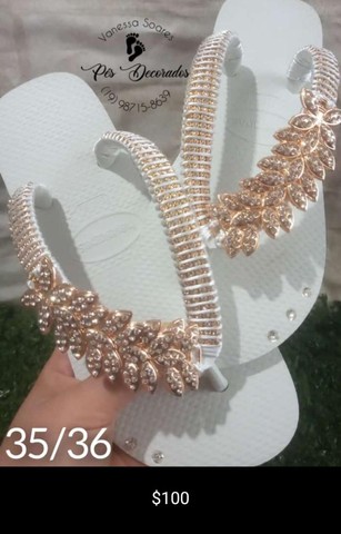 Havaianas Customizadas com Desconto - Foto 4
