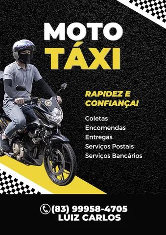 Moto Uber disponível 