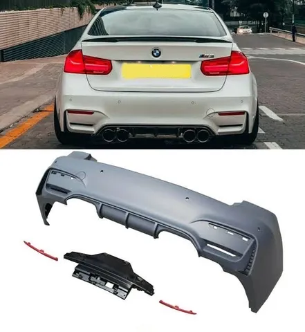 Parachoque traseiro M3 para BMW F30 (318i 320i 328i 335i)