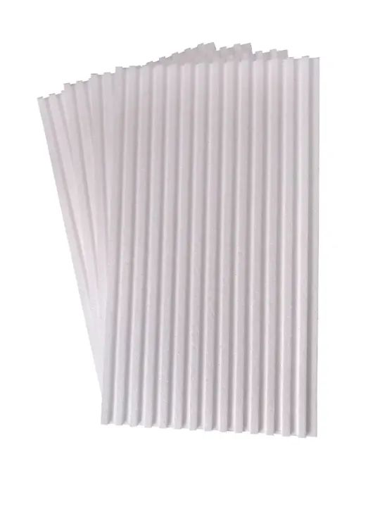Placas ripado  isopor -anti chamas 