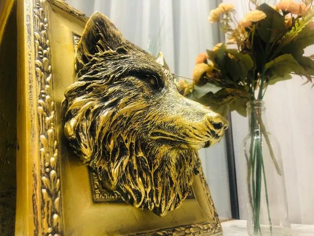 Quadro Decorativo Disciplina Execução Foco Lobo Escritório