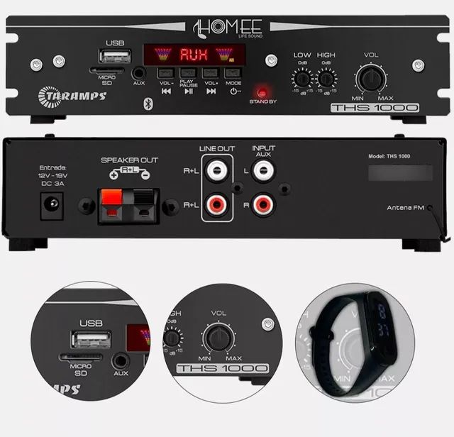 Receiver taramps THS 1000 100 Watts 