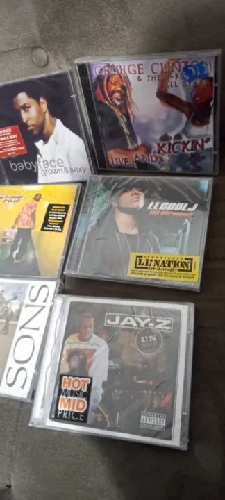CDS de Rap Hip Hop Funk R&B Black music ( alguns lacrados) - Foto 3