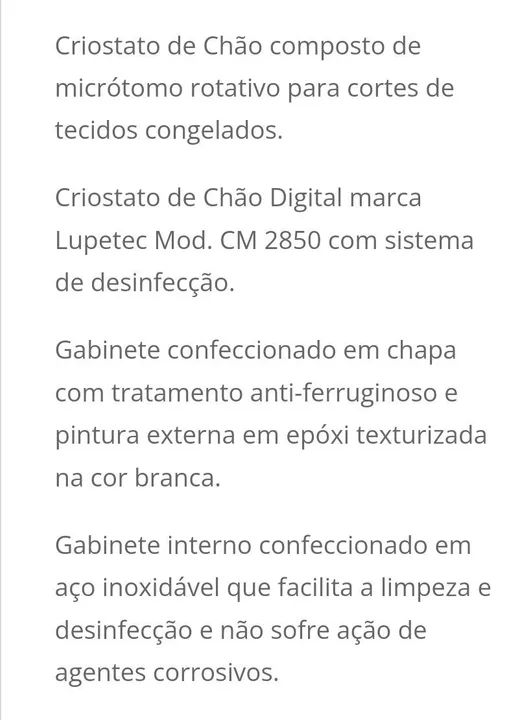 Criostato de chão Lupe Tec - Foto 5
