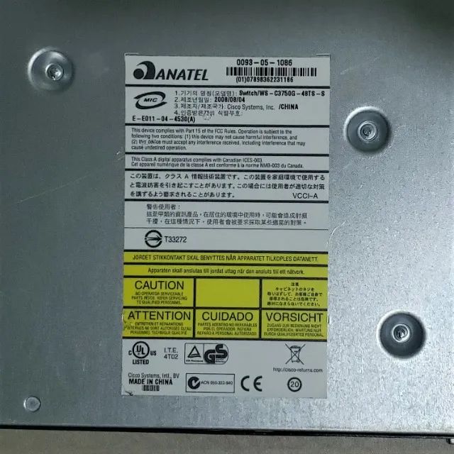 Switch Cisco Catalyst WS-C3750G-48TS 48 portas Giga +4Sfp - Foto 4