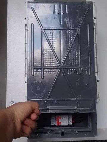 Caixa De Luz Para 1 Relógio Padrão Enel 10mm Virado Rua - Foto 3