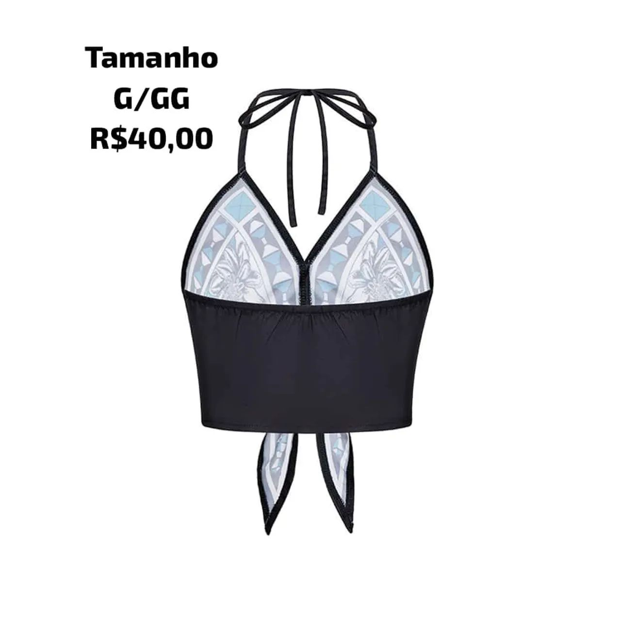 Blusa de Alça Floral - Tamanho G/GG - Foto 3