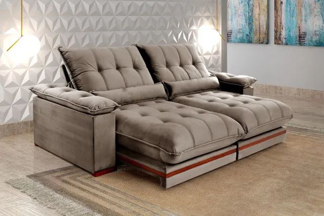 sala sofa retratil e reclinavel de 250 cm 