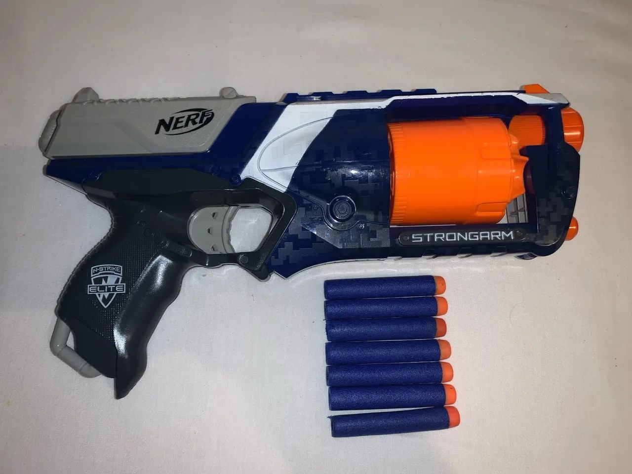 Nerf N Strike Elite Strongarm Toy Blaster ótimo estado - Foto 3