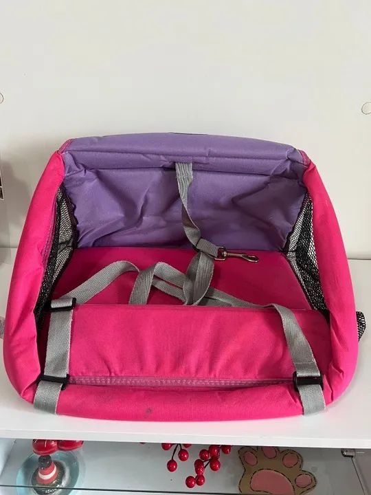 Assento pet para transporte pouquíssimo usado