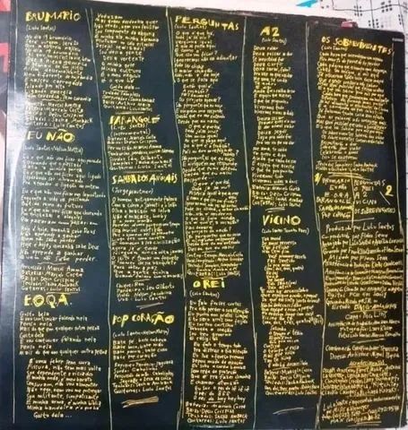 LP-Disco vinil-Lulu Santos-Pop Sambalanço-Ano-1989-Com encarte - Foto 4