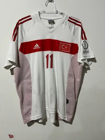 Camisa Turquia Copa do Mundo 2002 Hasan Sas 11
