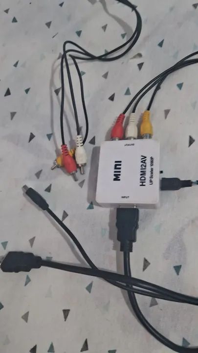 Mini HDMI/AV Conversor de  imagem - Foto 3