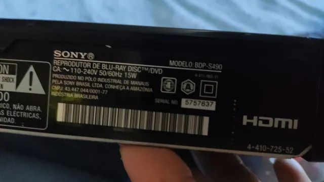 Sony Blu Ray BDP S 490 aparelho blu ray dvd - Foto 2