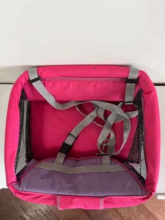 Assento pet para transporte pouquíssimo usado - Foto 3