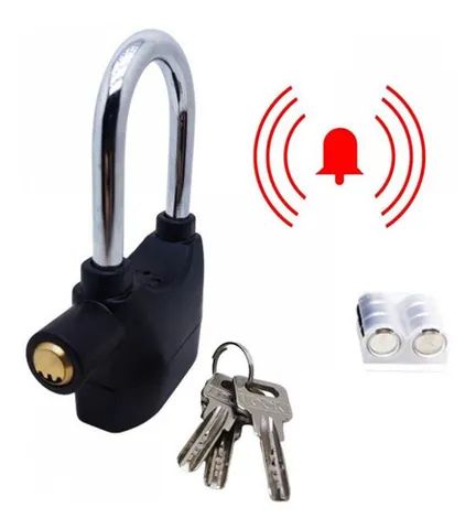 Cadeado Antifurto Com Alarme Lk-bl17 Luatek - Foto 2