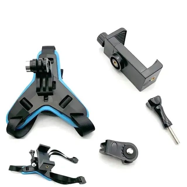 Suporte capacete celular câmera Gopro insta360 - Foto 7