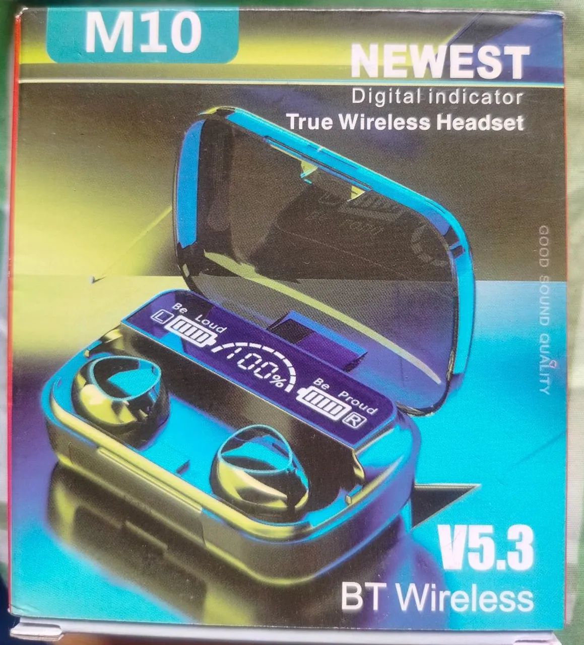 Fone de ouvido Bluetooth M10 Wireless