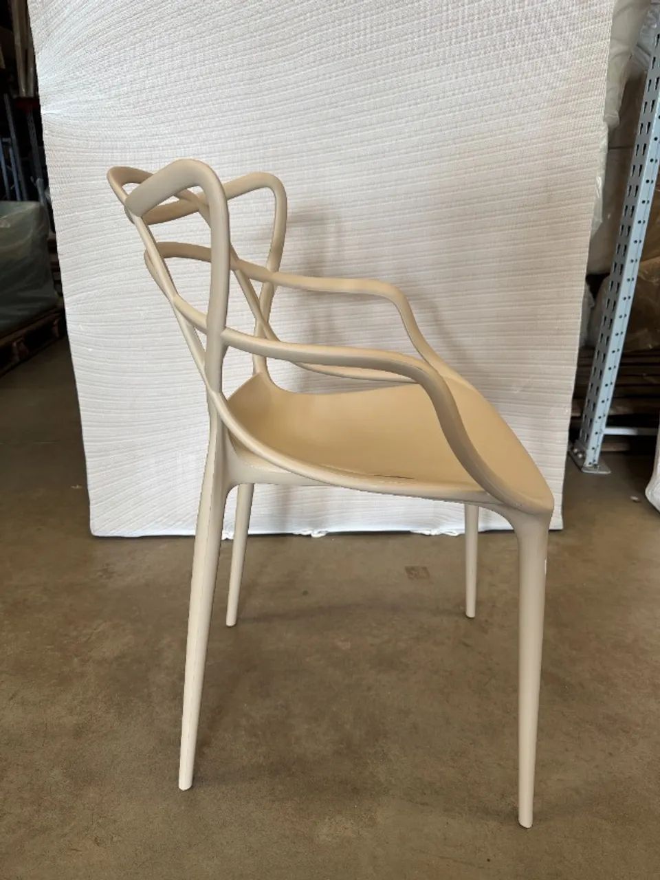 Cadeira Allegra Nude Polipropileno - Foto 2