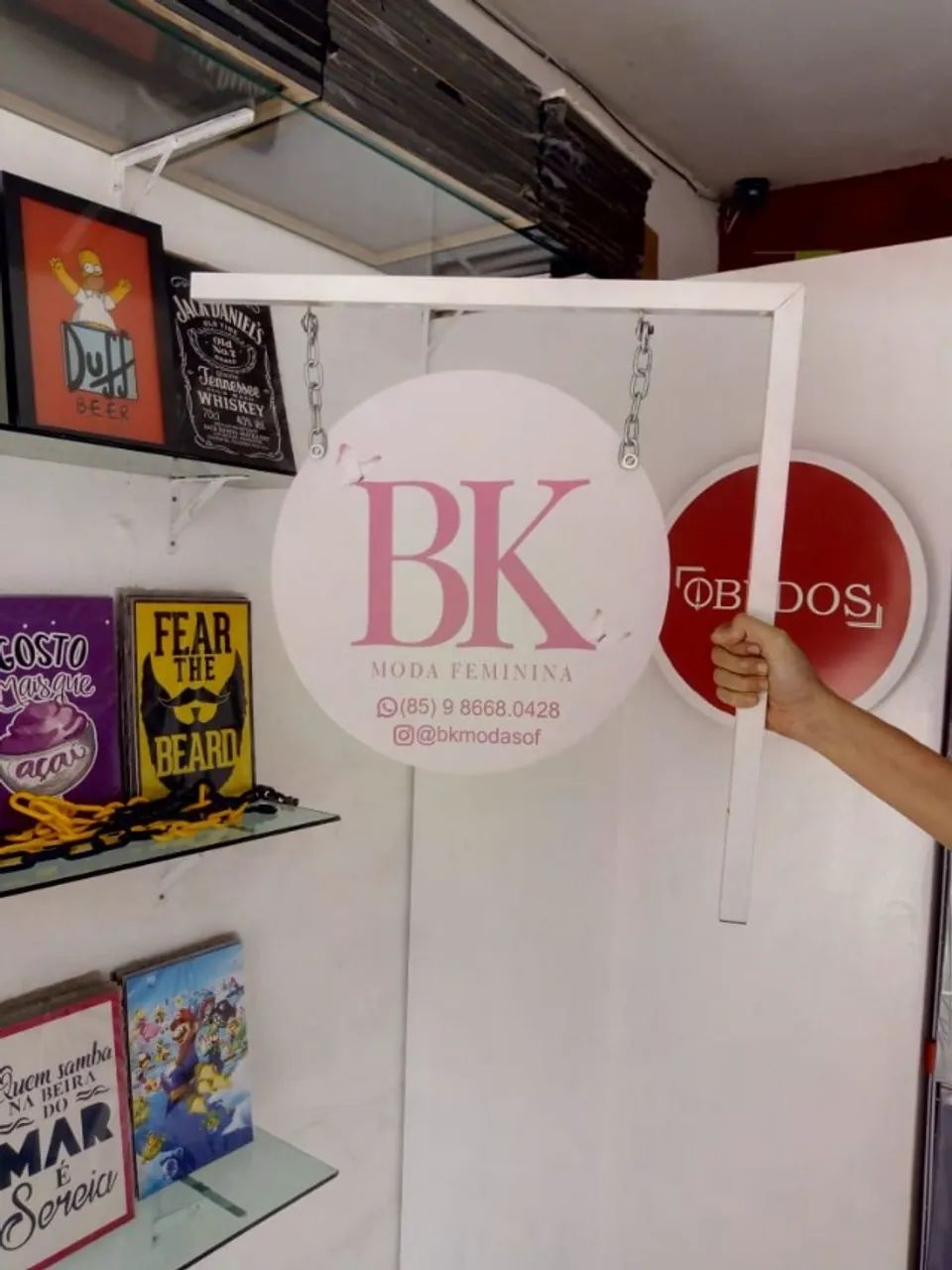 Placa lateral para pequenos comercios  - Foto 4