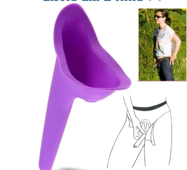 Urinol feminino portátil Higiênico de sínicone  - Foto 4
