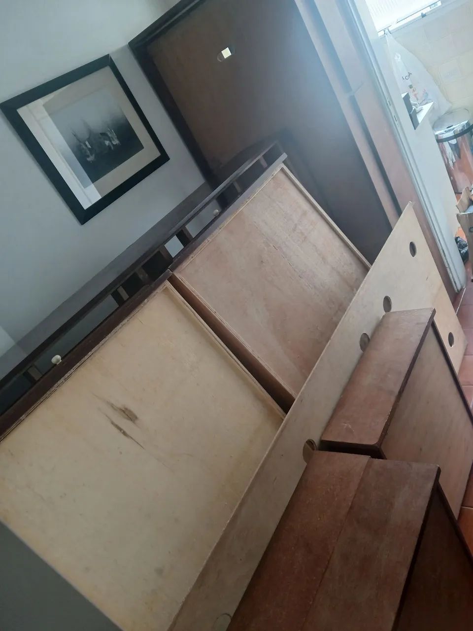 Cama Box de Madeira com Cama Baixa