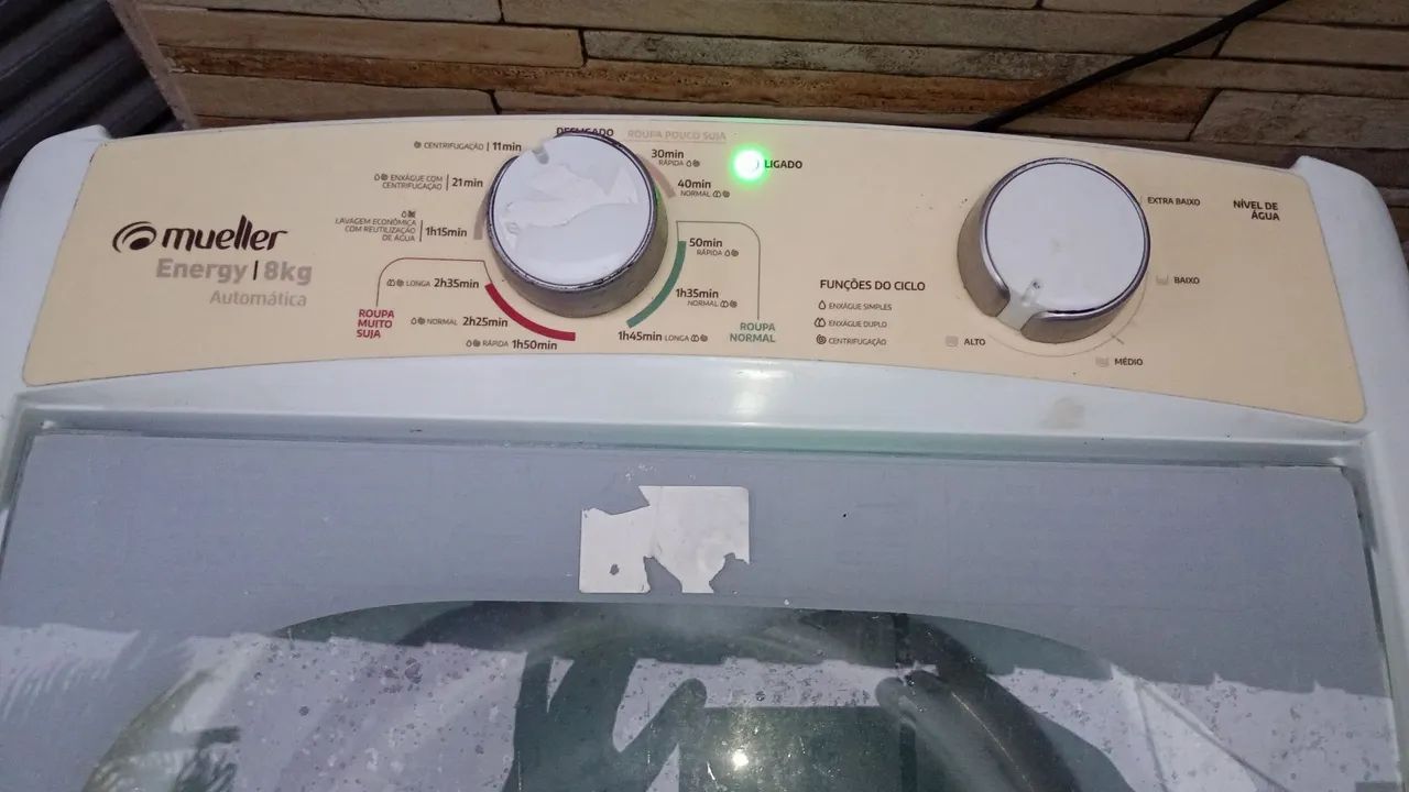 Lavadora Mueller Energy 8 kilos 220 volts 