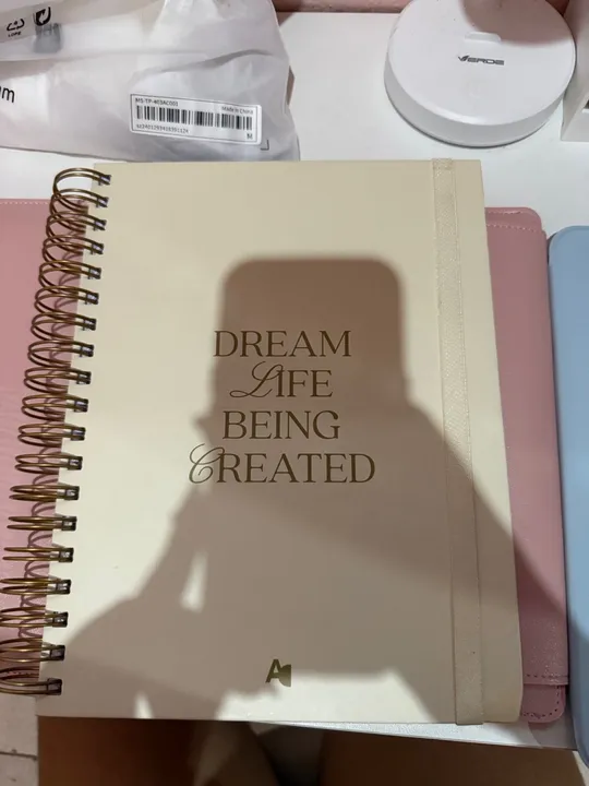 caderno Artes da dianinha Life Being Created