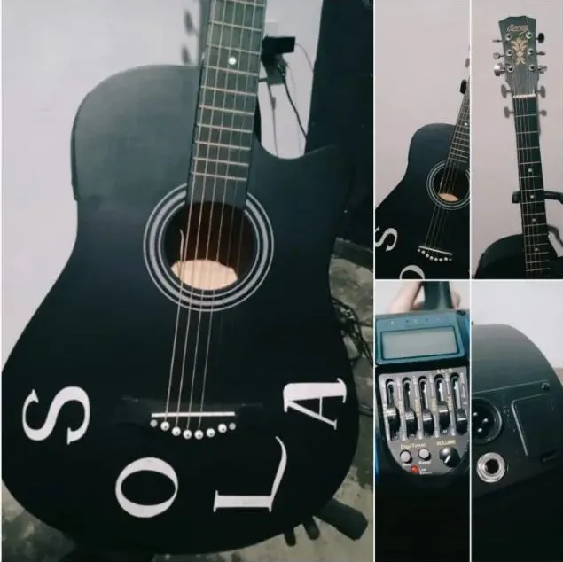 Violao Acustico Seven Mini Folk SV-17 DBK Dark Black 2024