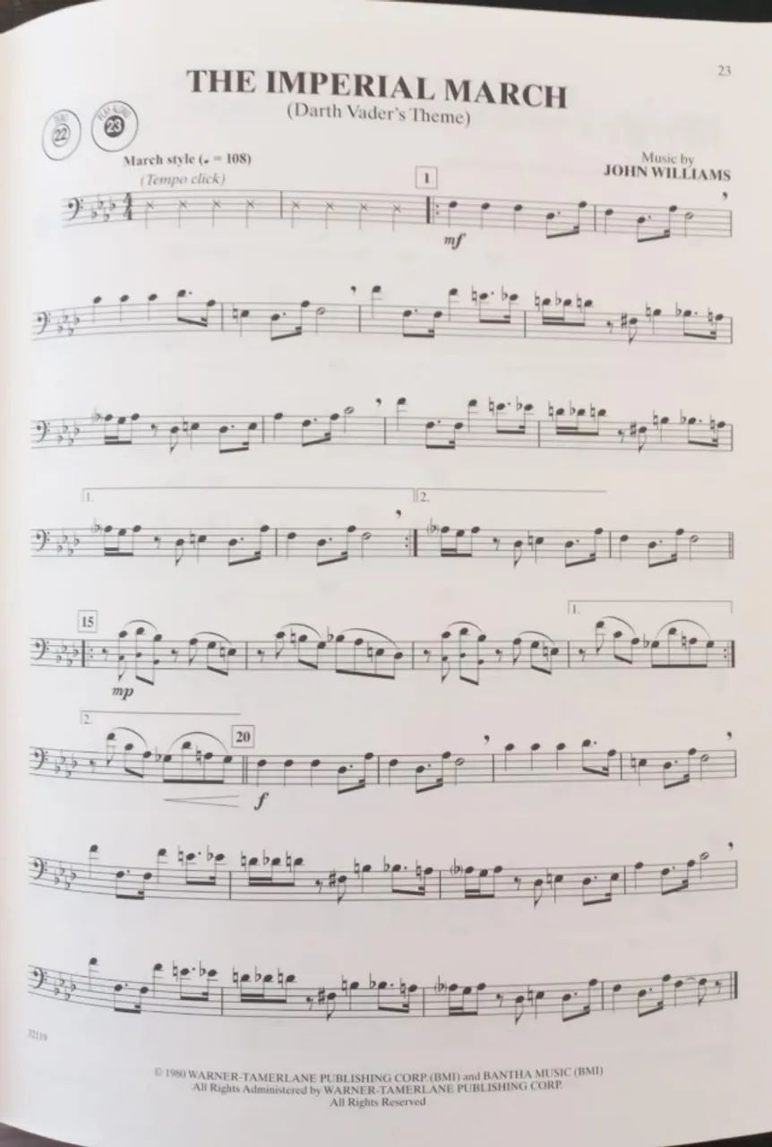 Livro de partituras trombone Star Wars: A Musical Journey - Episodes I-VI - Foto 3