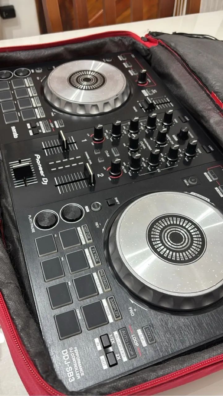 Mesa Controladora Pionner DDJ SB3 + case - Foto 2