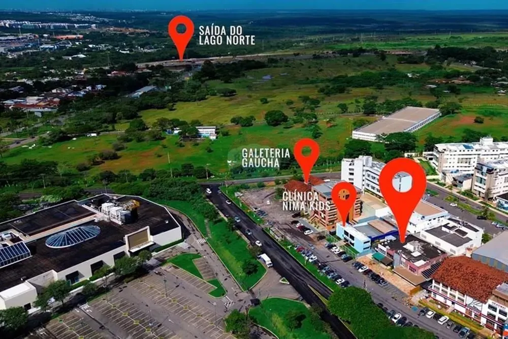 Loja comercial com subsolo à venda no Lago Norte em frente ao Shopping Iguatemi