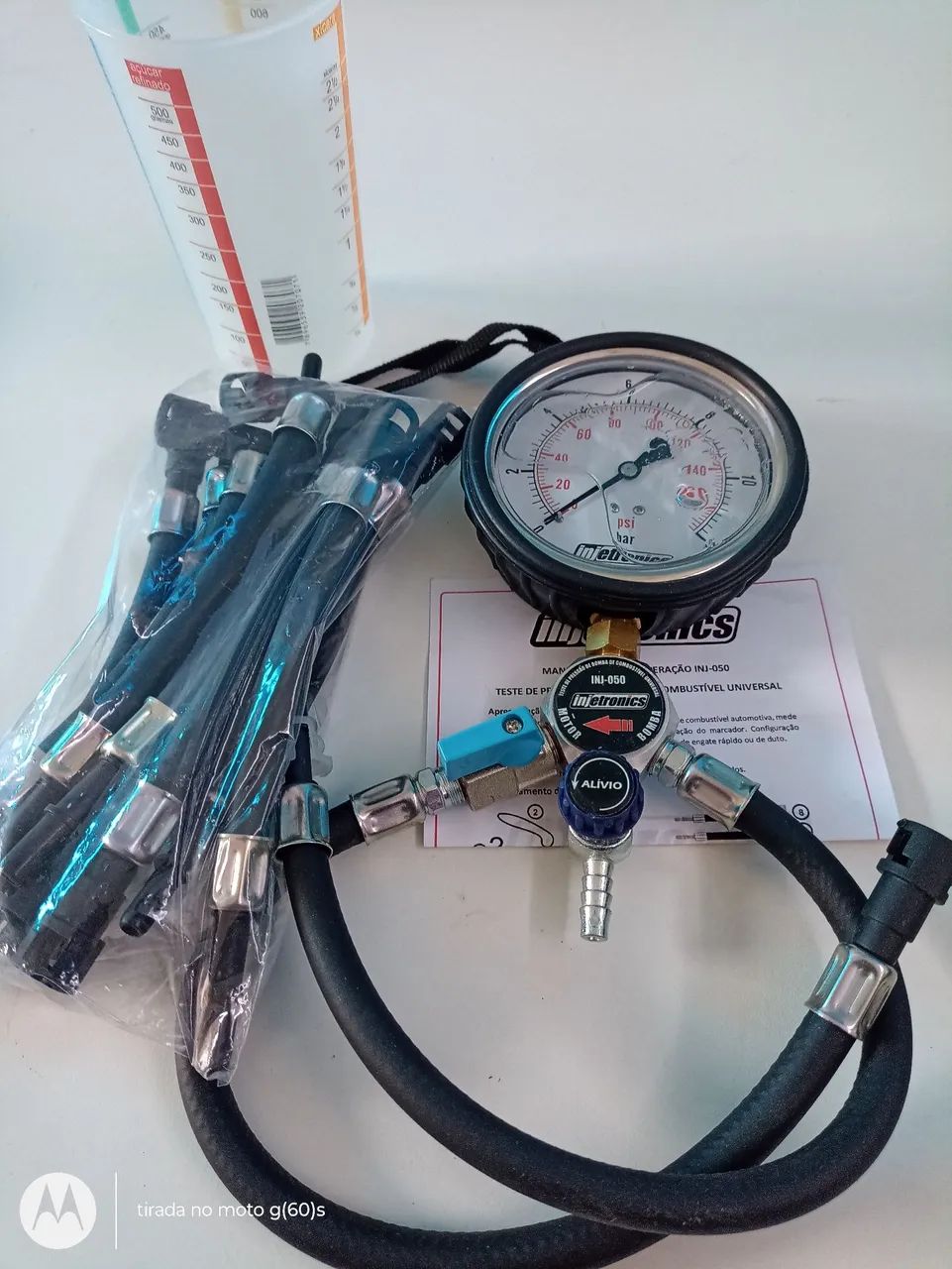 Teste de Pressão de bomba de combustível 