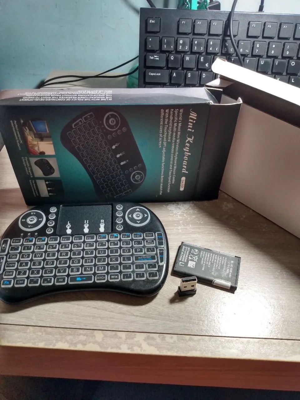 Mini Teclado sem Fio Touchpad