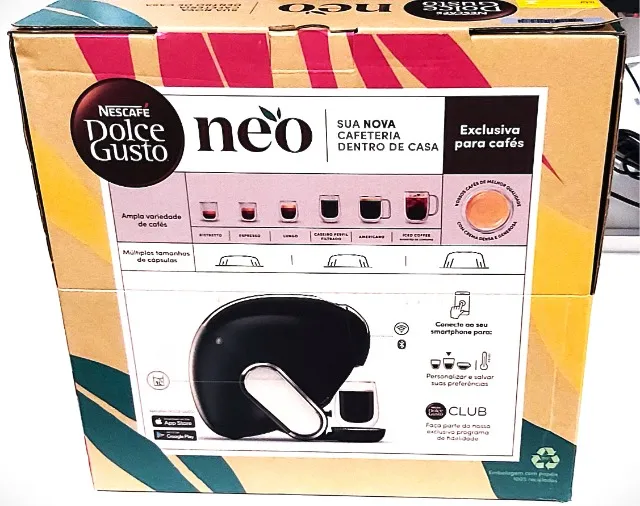 Cafeteira Nescafé Dolce Gusto NEO, Café Espresso, Preta. NOVA.