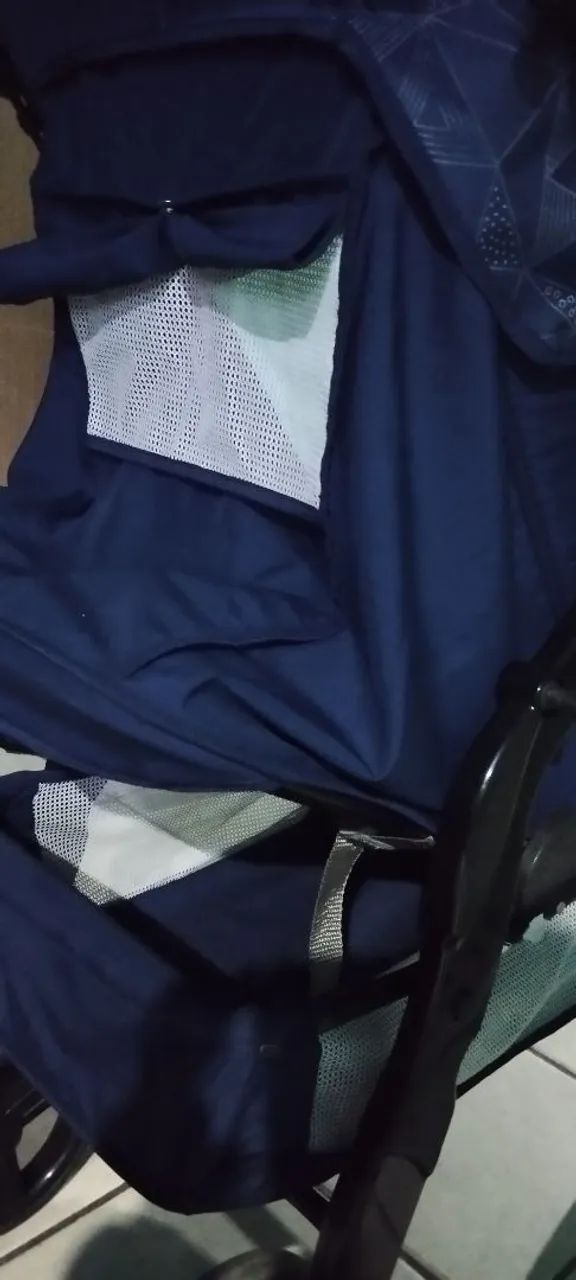 Carrinho de Bebê Azul - Foto 2