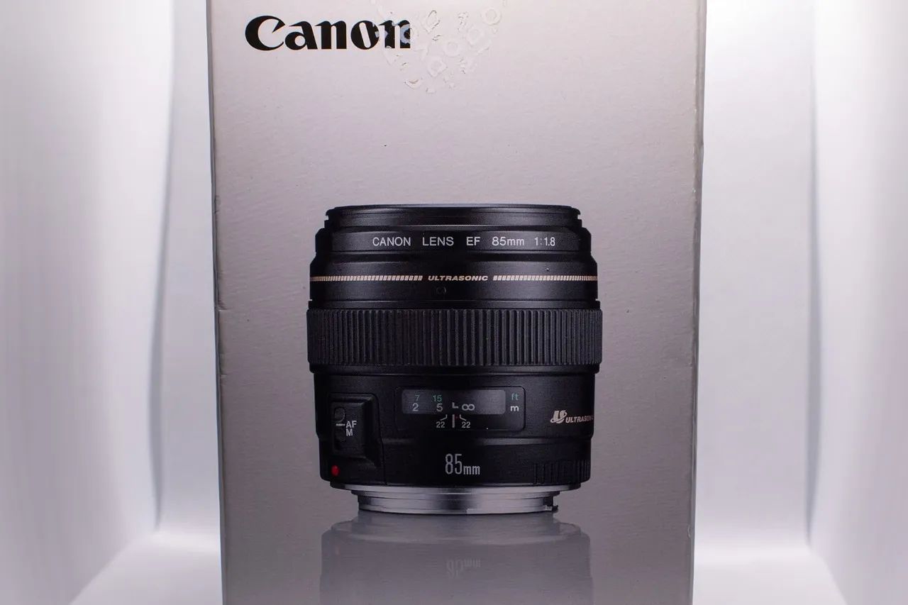 Lente Canon Ef 85 mm f 1/8 - excelente estado de conservação  - Foto 3