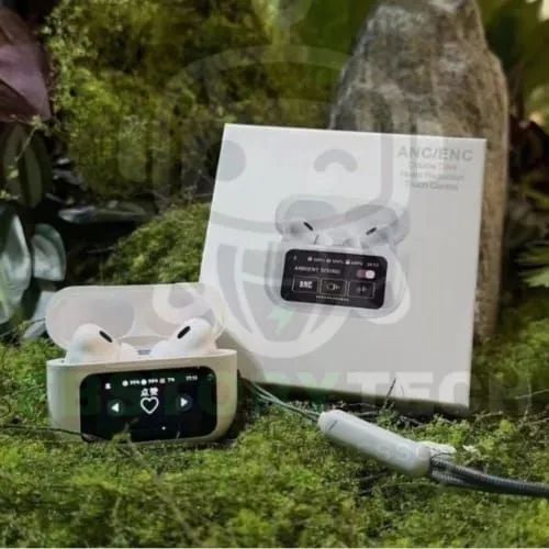 Fone de ouvido bluetooth smart anc com tela interativa - Foto 3