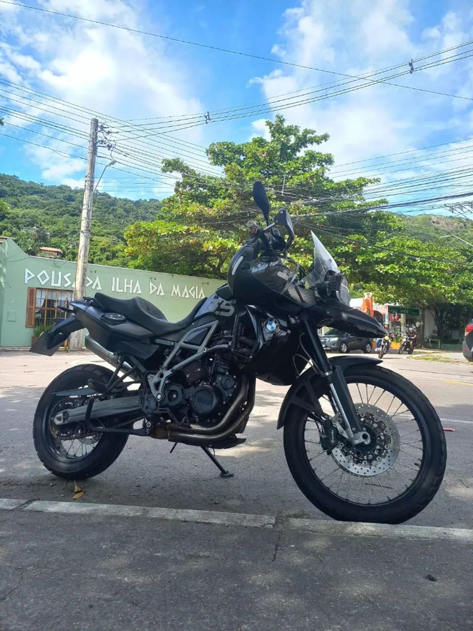 MOTO BMW GS 800 TRIPLE BLACK 2012