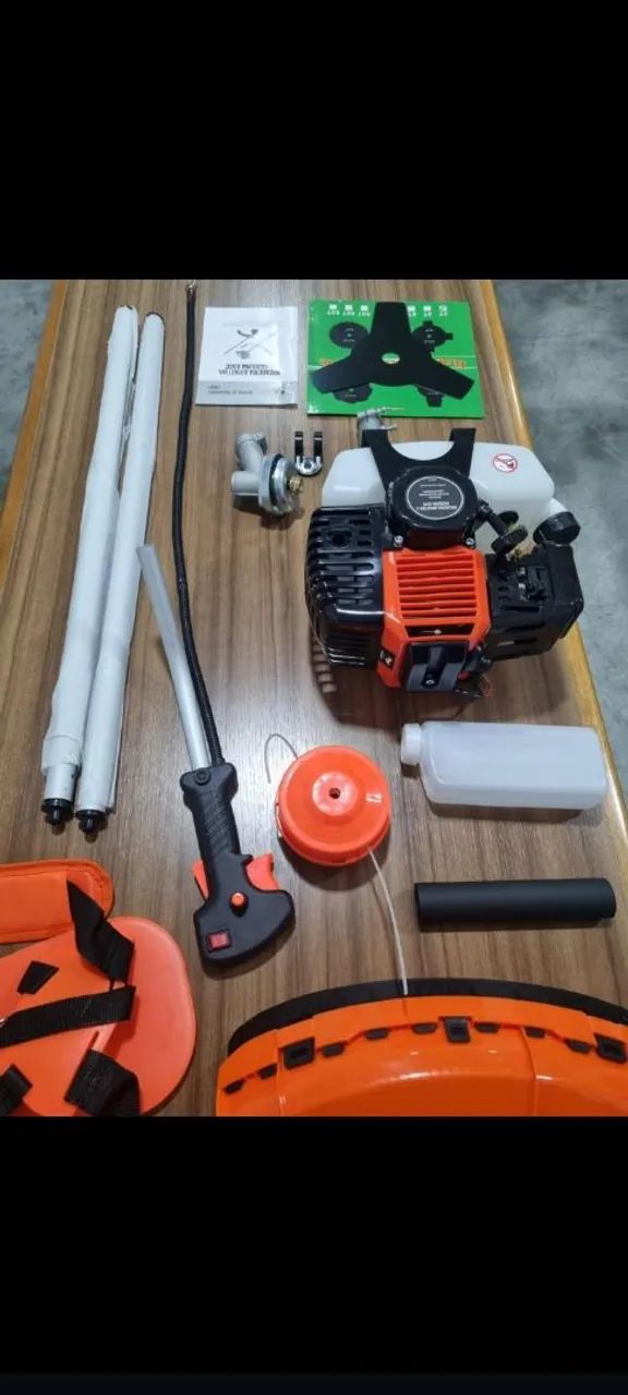 Roçadeira a Gasolina 65cc , Acompanha Lâmina  e nylon - Foto 3