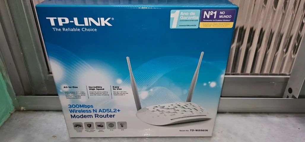 Modem roteador Tp-link  TD-W8961N adsl2+ wireless N 300mbps